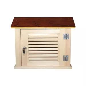 백엽상 기상 관찰 원목 관측소 박스 상자 날씨 기후 과학실험 과학 루버 온도 온도계 소형