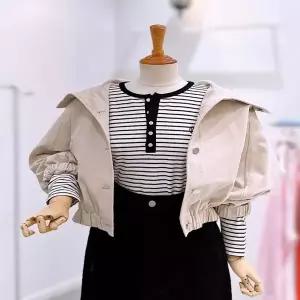 [레코브] 니트카라스냅점퍼 LK61E3JP507X