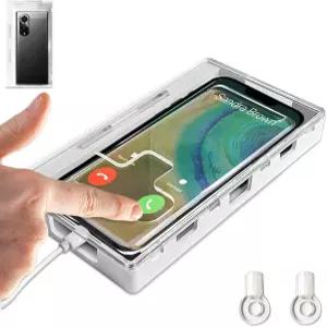 습관 제어 휴대폰 잠금 상자 - 키 2개가 있는 휴대용 감옥 의 생산성을 높이기 위한 자가 컨테이너 삼성