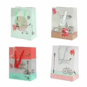 [문구] 로맨틱 쇼핑백 중 10매입 종이가방디자인 쇼핑백디자인