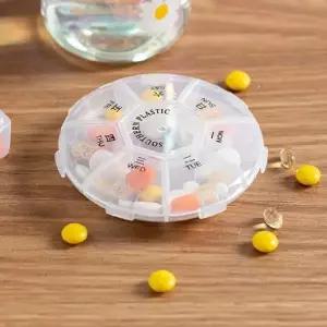 ( )휴대용 비타민보관함 약통수납함 약정리함 요일별