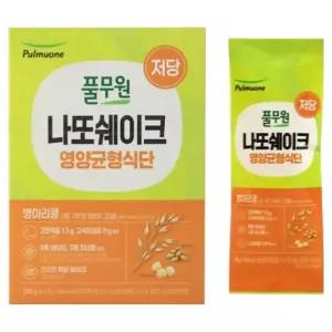 풀무원 나또 쉐이크 병아리콩 7p 1개 280g 식사 정식 점심시간 외식 한식 혼밥