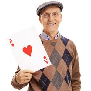 [미국배송] 미드웨이 몬스터 점보 및 슈퍼 오버사이즈 플레이 카드 | 54장 포커 덱 오브 8.25