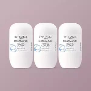 롤온 데오드란트 48H 코튼 플라워 50ml x 3