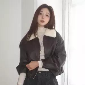 [최초가239 000]25FW 유럽산램스킨 양모카라 구스다운