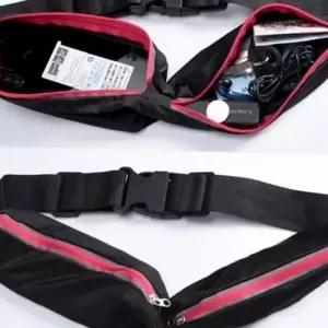 마라톤 힙색 초경량 야간 허리 러닝 힙색 조깅 활동용 스포츠 운동용 등산용 고탄력 휴대폰 반사 가방 레저