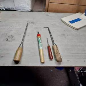 상태 좋은 나무 손잡이 일제 일자 드라이버 등 일괄