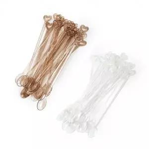 미니 차숟가락 커피 숟가락 수저 스텐 스푼 유리 퍼플 디저트용