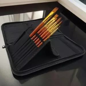 (수량 1개)붓 붓통 휴대용 붓집 수채화 케이스 화장품 파우치