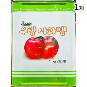 사과쨈 ( 15k)과일쨈 사과잼 통조림쨈 캔쨈 업소용 식당 대용량 사과 과일 고급 가공식품