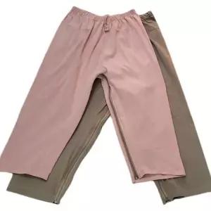 케어 바지 편안한 요양 가정용 노인 바지 입원 지퍼 허리 환자복 노인용 지퍼형 기저귀 간병복 교체 돌봄