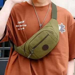 러닝 힙색 남녀공용 간편한 데일리 여행용 힙색 크로스 가방 아웃도어 자전거 스포츠 슬링백 여성 등산