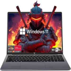 카이거 게이밍 노트북 AMD 라이젠 3 4300U(최대 3.7GHz)가 탑재된 16GB DDR4 512GB SSD 16.0인치 윈드 οws