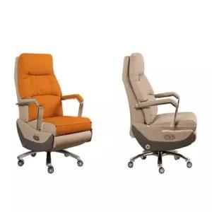 최고급 사무용 의자 리클라이닝 라이트카키 듀얼조절 무중력 마이크로화이버 카키 프리미엄 수동