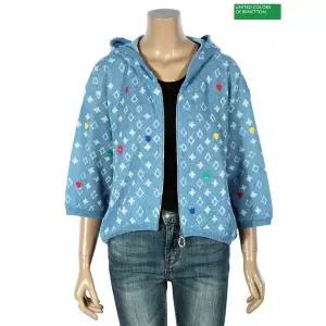 [베네통] 패턴 후드 가디건 BAKCA8631_P418425961