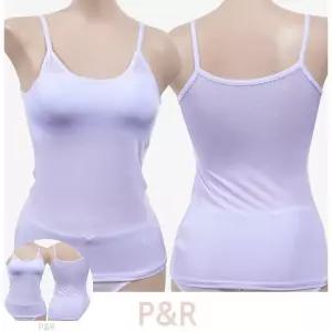 인견속옷 주니어 캡내장 화이트 인견 끈 브라런닝 0327wi