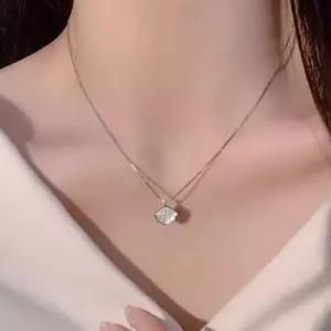 심플한 포인트 조개 펜던트 데일리 패션 목걸이 WFFVUNF