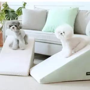 초코펫하우스 강아지 계단 슬라이드 논스텝2.0 와이드+프리미엄 세트