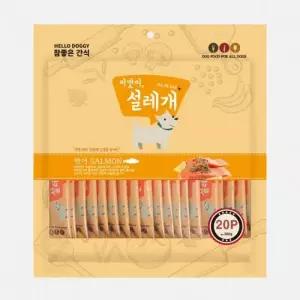 헬로도기 강아지 츄르 짜먹는 간식 이맛이 설레개 연어 300g 1개