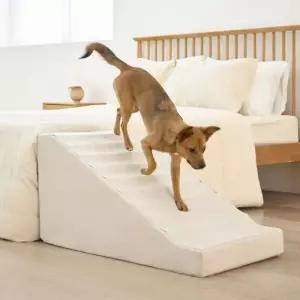 세이펫 강아지 계단 슬개골 보호 소재 커버 V2 베이지 S 세이펫강아지계단-V2-베이지-