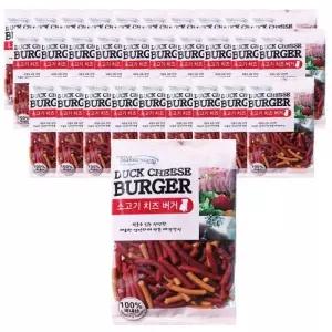 펫더맨 강아지 치즈 간식 노즈워크 육포 소고기+치즈 100g 30개