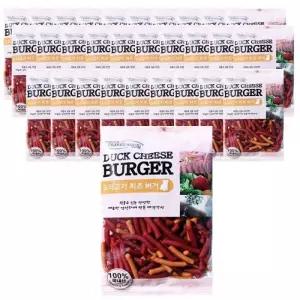 펫더맨 강아지 간식 육포 노즈워크 치즈 오리고기+치즈 100g 30개