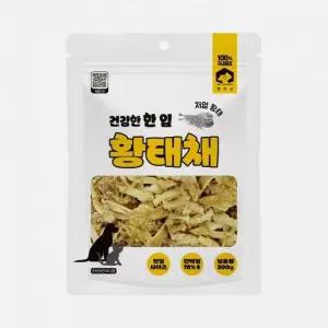 펫러닝 반려견 수제간식 국내산 황태채 200g 1개