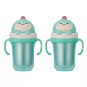 에.디.슨 유아컵 이중스텐 휴대용 물통 신학기 준비물X2