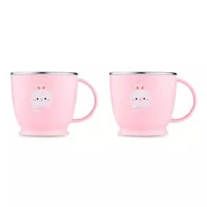 에.디.슨 아기 유아컵 물컵 양치컵 논 240ml 토끼X2