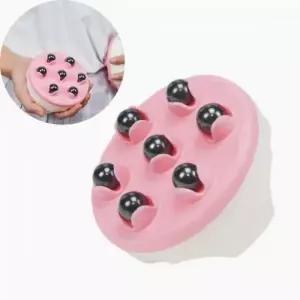 ( )360도 회전 자석 마사지볼 휴대용 핸드 림프 마사지