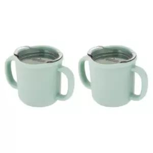 에.디.슨 실리콘 물컵 어린이집 신학기 준비물 200ml X2