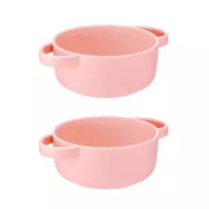에.디.슨 유아식기 논 대접 간식 시리얼볼 핑크 X2