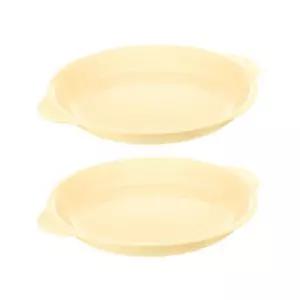 에.디.슨 유아 식기 플레이트 접시 간식 옐로우 X2개