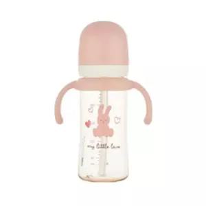 에.디.슨 아기 유아 빨대컵 흘림방지 휴대용 핑크 250ml