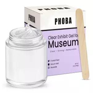 포바 12온스 박물관 수집품 골동품 유리 제품 잔여물 없는 접착 왁스를 확보하기 위해 어플리케이터 스틱이