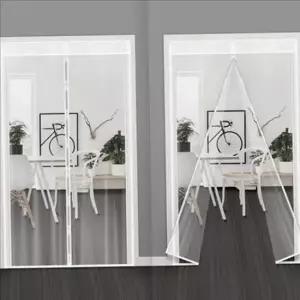 자동 현관 방풍 비닐 자석 방문 방풍 비닐 문단열 바람막이