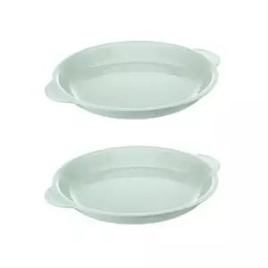 에.디.슨 유아 식기 플레이트 반찬 간식 접시 민트 X2