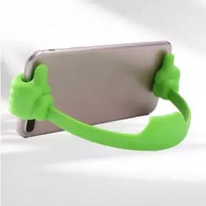 (색상 랜덤발송)휴대용 악세사리 탁상용 휴대폰 심플 거치대 책상