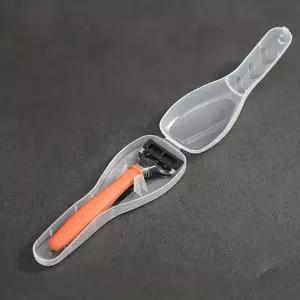 리빙러빙 휴대용 일회용 날 면도기 케이스 거치대  도루코 호환 수영장 헬스장 보관