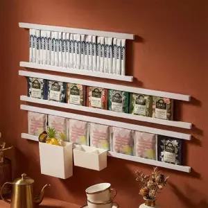 DIY 홈카페 커피 티백 탕비실 리빙 수납 박스 정리함