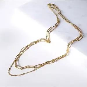 FN011 써지컬스틸 레이어드 목걸이 WFFRBQJ