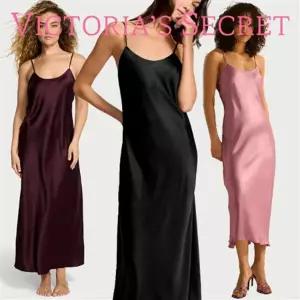 갤러리아 [빅토리아시크릿 슬립]실크 롱슬립 롱드레스 프리미엄 롱원피스