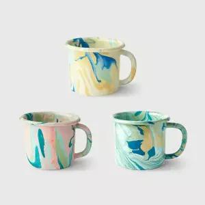 [본에나멜웨어] 뉴마블 법랑 라지 머그 300ml 3컬러