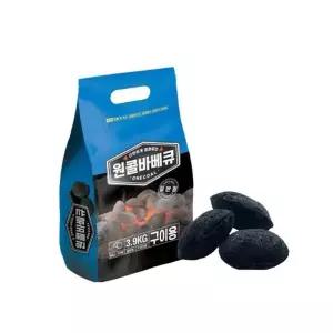 (선택 원콜일반형3.9k 1P)원콜 바베큐 숯 일반형 차콜 3.9kg 캠핑 구이용 연료