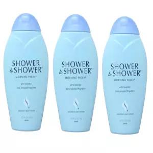 샤워부터 샤워까지 모닝 프레시 바디 파우더 8온스(3팩)