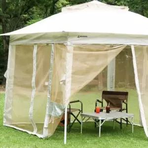 ( )자바라 캠핑 글램핑 캐노피 그늘막 접이식 옥상 천막