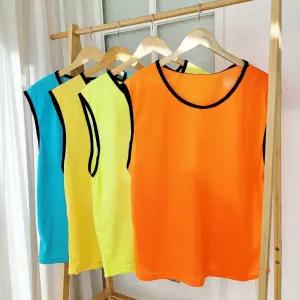 스포츠 구별 4종 컬러 조끼 팀 농구 체육대회 유니