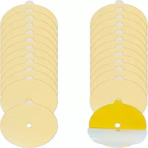 집 안에 벼룩 덫을 놓을 수 있는 구멍이 5.4인치 교체용 보드 24개 벌레 파리 모기 등을 위한 끈적끈적한