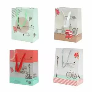 [문구/오피스] 로맨틱 쇼핑백 중 10매입 종이가방디자인 쇼핑백디자인