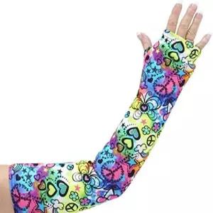 캐스트커버즈! 디자이너 팔 캐스트 커버 - 피스 오브 펀 중간 길이 21인치 X 12인치 원주 탈착식 및 세척